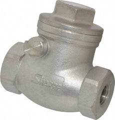 Sharpe Valves - 1/4" Stainless Steel Check Valve - FNPT x FNPT, 200 WOG - Exact Industrial Supply