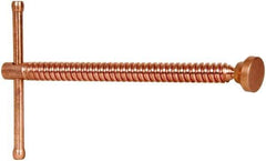 Wilton - Clamp Spindle Assembly - 6-1/16" Thread Length, 3/4" Tip Surface Diam, Use with C-Clamps - Exact Industrial Supply