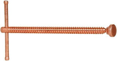 Wilton - Clamp Spindle Assembly - 10-1/8" Thread Length, 3/4" Tip Surface Diam, Use with C-Clamps - Exact Industrial Supply