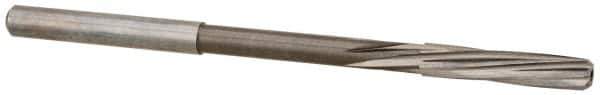 Magafor - 4.38mm Solid Carbide 6 Flute Chucking Reamer - Spiral Flute, 0.177" Straight Shank, 53/64" Flute Length, 3-5/32" OAL - Exact Industrial Supply