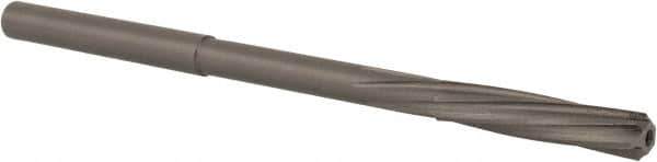 Magafor - #16 Solid Carbide 6 Flute Chucking Reamer - Spiral Flute, 0.177" Straight Shank, 53/64" Flute Length, 3-5/32" OAL - Exact Industrial Supply