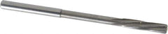 Magafor - #13 Solid Carbide 6 Flute Chucking Reamer - Spiral Flute, 0.177" Straight Shank, 53/64" Flute Length, 3-5/32" OAL - Exact Industrial Supply