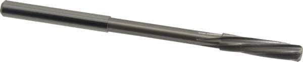 Magafor - 4.75mm Solid Carbide 6 Flute Chucking Reamer - Spiral Flute, 0.177" Straight Shank, 53/64" Flute Length, 3-5/32" OAL - Exact Industrial Supply