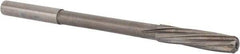 Magafor - 5.63mm Solid Carbide 6 Flute Chucking Reamer - Spiral Flute, 0.216" Straight Shank, 1-1/32" Flute Length, 3-21/32" OAL - Exact Industrial Supply