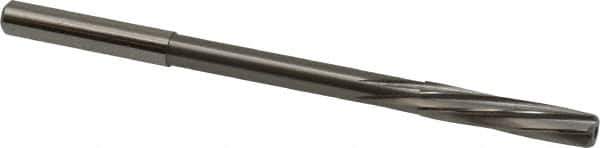 Magafor - 5.96mm Solid Carbide 6 Flute Chucking Reamer - Spiral Flute, 0.236" Straight Shank, 1-7/64" Flute Length, 3-31/32" OAL - Exact Industrial Supply