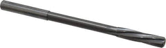 Magafor - 6.37mm Solid Carbide 6 Flute Chucking Reamer - Spiral Flute, 0.236" Straight Shank, 1-7/64" Flute Length, 3-31/32" OAL - Exact Industrial Supply