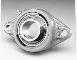 SKF - 1-3/4" ID, 2-Bolt Flange - 1-3/4 Inch Shaft - Exact Industrial Supply