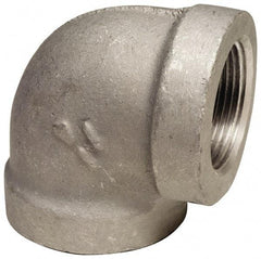 Latrobe Foundry - 3" Aluminum Pipe 90° Elbow - 150 psi, F End Connection, Grade 356-F - Exact Industrial Supply
