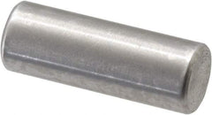 Made in USA - 11/16 Inch Long, Knurl Pin - 1/4 Inch Diameter, Steel - Exact Industrial Supply