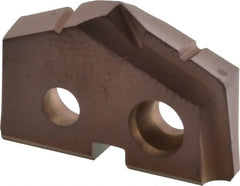 Allied Machine and Engineering - 21/32" Diam 132° Seat Size 0 Spade Drill Insert - Exact Industrial Supply