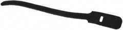SpeedTech - 6" Long Black Nylon & Polyethylene Hook & Loop Strap - 40 Lb Tensile Strength - Exact Industrial Supply