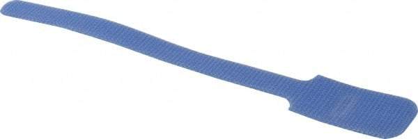 SpeedTech - 6" Long Blue Nylon & Polyethylene Hook & Loop Strap - 40 Lb Tensile Strength - Exact Industrial Supply