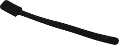 SpeedTech - 9" Long Black Nylon & Polyethylene Mountable Cable Tie - 40 Lb Tensile Strength, 2" Max Bundle Diam - Exact Industrial Supply