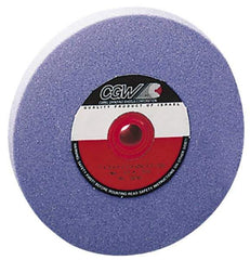 Camel Grinding Wheels - 80 Grit Aluminum Oxide Bench & Pedestal Grinding Wheel - 6" Diam x 1" Hole x 3/4" Thick, 4456 Max RPM, K Hardness, Medium Grade , Vitrified Bond - Exact Industrial Supply