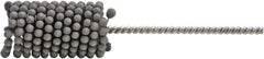 Brush Research Mfg. - 3/16" to 0.197" Bore Diam, 320 Grit, Aluminum Oxide Flexible Hone - Fine, 8" OAL - Exact Industrial Supply