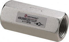 PRO-SOURCE - 3/8" Aluminum Check Valve - Inline, FNPT x FNPT - Exact Industrial Supply