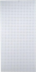 Triton - 48" Wide x 96" High Peg Board Storage Board - 1 Panel, Polypropylene, White - Exact Industrial Supply