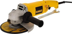DeWALT - 7" Wheel Diam, 8,000 RPM, Corded Angle & Disc Grinder - 5/8-11 Spindle, 120 Volts, 13 Amps - Exact Industrial Supply
