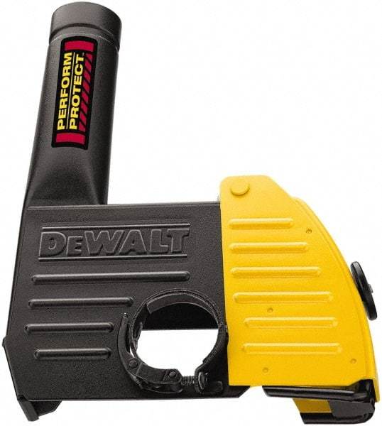 DeWALT - 5 & 6" Diam Grinder Dust Shroud - For Use with Grinder & Vacuum - Exact Industrial Supply