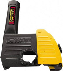 DeWALT - 5 & 6" Diam Grinder Dust Shroud - For Use with Grinder & Vacuum - Exact Industrial Supply