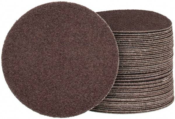 Tru-Maxx - 4" Diam, 60 Grit Aluminum Oxide Adhesive PSA Disc - Medium Grade, X Weighted Cloth Backing, For Right Angle/Vertical Shaft Portable Grinders - Exact Industrial Supply