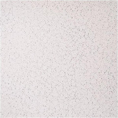 Genesis - 23-1/2" Long x 23-1/2" Wide x 0.1575" Thick, Vinyl Ceiling Tile - ASTM E-84 Specification, White - Exact Industrial Supply