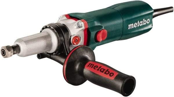 Metabo - 1/4 Inch Collet, 2,500 to 8,700 RPM, lnline, Electric Die Grinder - 8.5 Amp - Exact Industrial Supply
