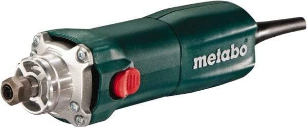 Metabo - 1/4 Inch Collet, 13,000 to 34,000 RPM, lnline, Electric Die Grinder - 6.4 Amp - Exact Industrial Supply