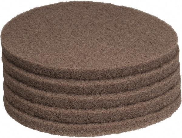 PRO-SOURCE - Polishing Pad - 15" Machine, Tan Pad, Polyester - Exact Industrial Supply