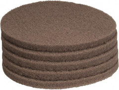 PRO-SOURCE - Polishing Pad - 15" Machine, Tan Pad, Polyester - Exact Industrial Supply