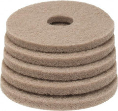 PRO-SOURCE - Polishing Pad - 13" Machine, Tan Pad, Polyester - Exact Industrial Supply