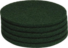 PRO-SOURCE - Stripping Pad - 17" Machine, Green Pad, Polyester - Exact Industrial Supply