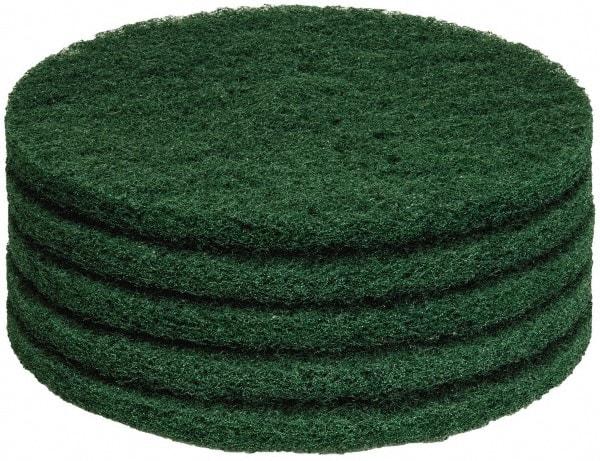 PRO-SOURCE - Stripping Pad - 14" Machine, Green Pad, Polyester - Exact Industrial Supply