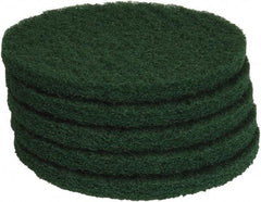 PRO-SOURCE - Stripping Pad - 13" Machine, Green Pad, Polyester - Exact Industrial Supply