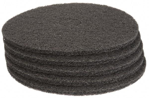 PRO-SOURCE - Stripping Pad - 19" Machine, Black Pad, Polyester - Exact Industrial Supply