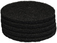 PRO-SOURCE - Stripping Pad - 14" Machine, Black Pad, Polyester - Exact Industrial Supply
