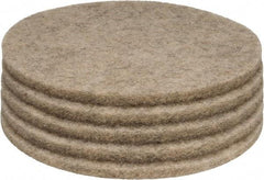 PRO-SOURCE - Polishing Pad - 20" Machine, Black Pad, Polyester - Exact Industrial Supply