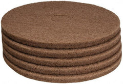 PRO-SOURCE - Polishing Pad - 19" Machine, Tan Pad, Polyester - Exact Industrial Supply