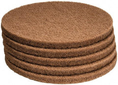 PRO-SOURCE - Polishing Pad - 17" Machine, Tan Pad, Polyester - Exact Industrial Supply