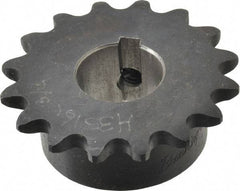 Browning - 16 Teeth, 3/8" Chain Pitch, Chain Size 35, Finished Bore Sprocket - 3/4" Bore Diam, 1.922" Pitch Diam, 2.11" Outside Diam - Exact Industrial Supply