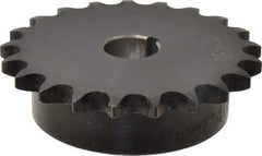 Browning - 21 Teeth, 1/2" Chain Pitch, Chain Size 40, Finished Bore Sprocket - 3/4" Bore Diam, 3.355" Pitch Diam, 3.62" Outside Diam - Exact Industrial Supply