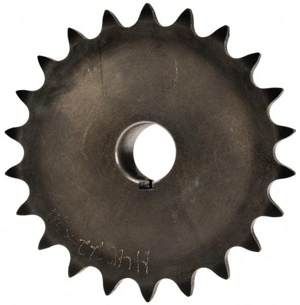 Browning - 22 Teeth, 1/2" Chain Pitch, Chain Size 40, Finished Bore Sprocket - 3/4" Bore Diam, 3.513" Pitch Diam, 3-3/4" Outside Diam - Exact Industrial Supply