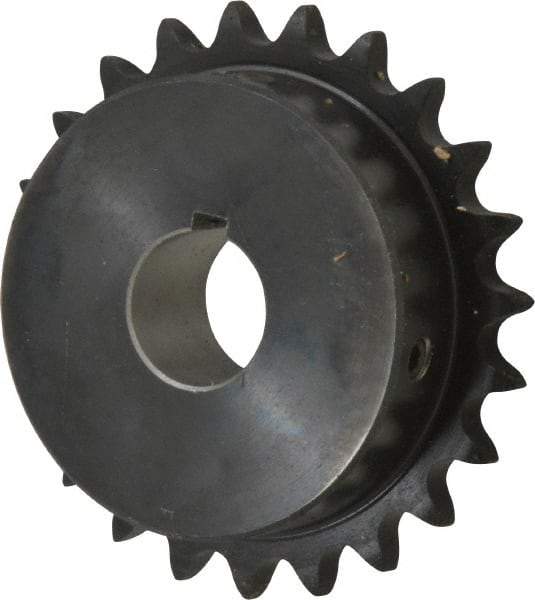 Browning - 23 Teeth, 1/2" Chain Pitch, Chain Size 40, Finished Bore Sprocket - 1" Bore Diam, 3.672" Pitch Diam, 3.94" Outside Diam - Exact Industrial Supply