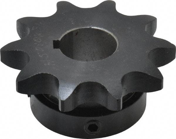 Browning - 10 Teeth, 5/8" Chain Pitch, Chain Size 50, Finished Bore Sprocket - 3/4" Bore Diam, 2.023" Pitch Diam, 2.3" Outside Diam - Exact Industrial Supply