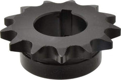 Browning - 13 Teeth, 5/8" Chain Pitch, Chain Size 50, Finished Bore Sprocket - 1-1/4" Bore Diam, 2.612" Pitch Diam, 2.91" Outside Diam - Exact Industrial Supply