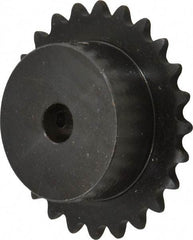 Browning - 24 Teeth, 3/8" Chain Pitch, Chain Size 35, Finished Bore Sprocket - 1/2" Bore Diam, 2-7/8" Pitch Diam, 3.07" Outside Diam - Exact Industrial Supply