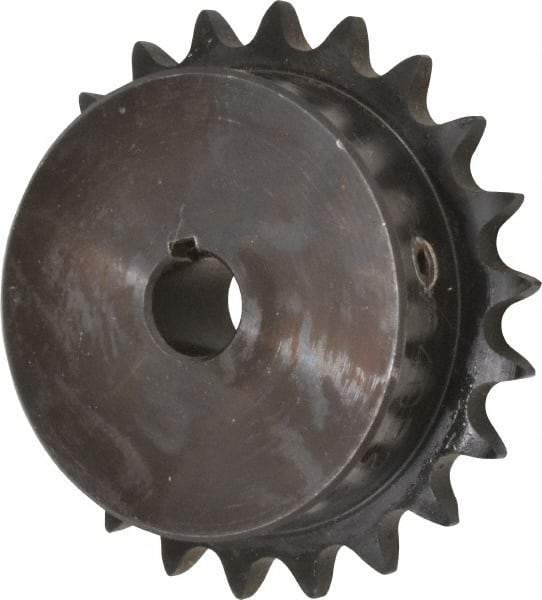 Browning - 22 Teeth, 1/2" Chain Pitch, Chain Size 40, Finished Bore Sprocket - 5/8" Bore Diam, 3.513" Pitch Diam, 3-3/4" Outside Diam - Exact Industrial Supply