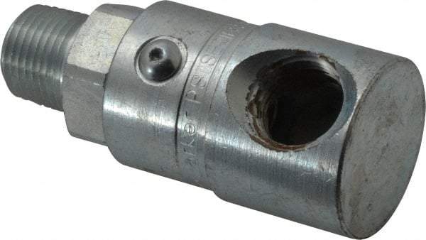 Parker - 1/2-14 NPTF Steel Hydraulic Hose Male NPT To Female NPT Swivel - 5,000 psi - Exact Industrial Supply