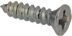 Value Collection - #2 Flat Head Phillips Sheet Metal Screw - Steel, 3/8" OAL, AISI 1016, ASME B18.6.3, ASME B18.6.4 & SAE J933, Grade 1016-1024 - Exact Industrial Supply