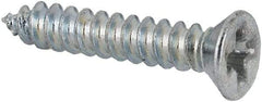 Value Collection - #2 Flat Head Phillips Sheet Metal Screw - Steel, 1/2" OAL, AISI 1016, ASME B18.6.3, ASME B18.6.4 & SAE J933, Grade 1016-1024 - Exact Industrial Supply